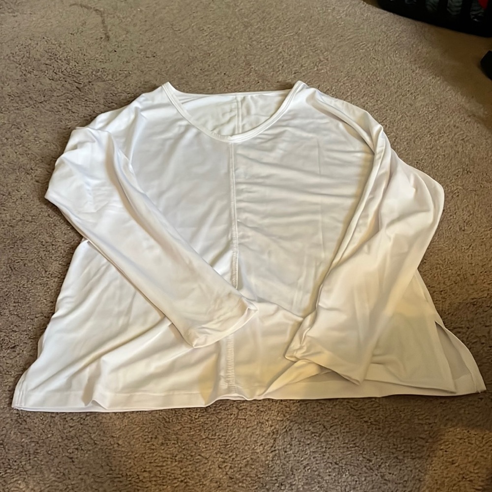 Fabletics white athletic top